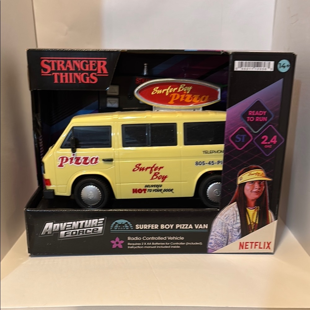 Stranger Things Surfer Boy Pizza Van - Yellow